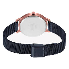CASIO Analog Watch Black Rose Gold | LTP-E157MRB-1BDF