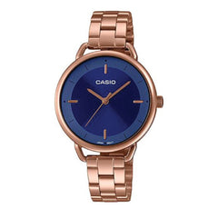 Casio Women 3h Watch Pink Gold | LTP-E413PG-2ADF