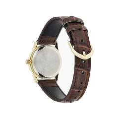 Casio Women 3H Watch Gold Black Dial | LTP-V001GL-1BUDF