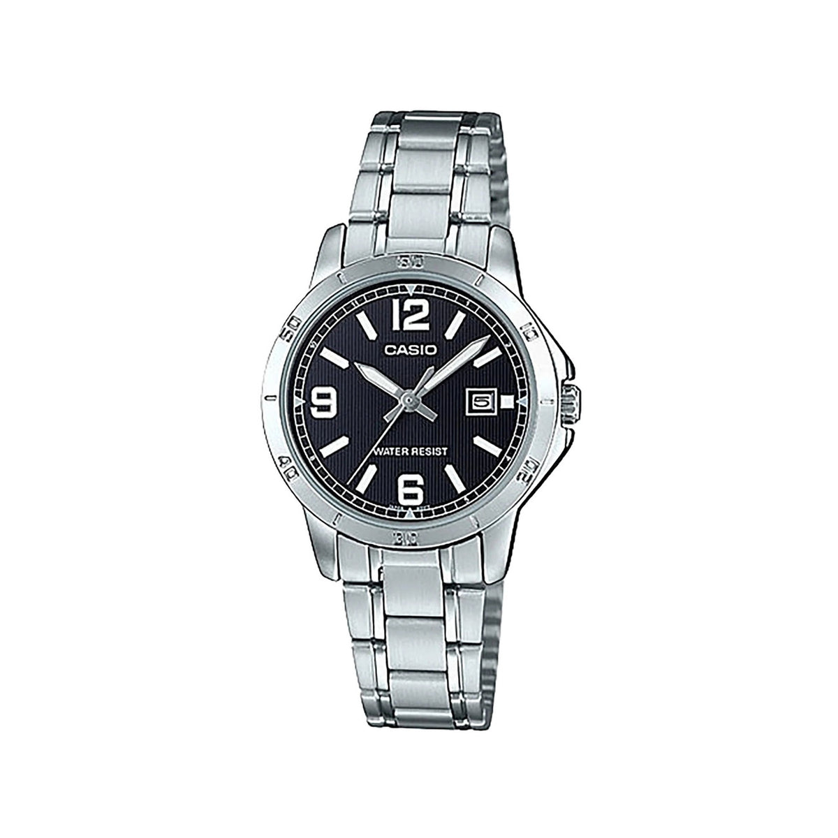 Casio casio-women-3h-watch- Women's Watch Silver Stainless Steel | LTP-V004D-1B2UDF