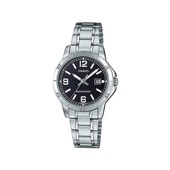 Casio casio-women-3h-watch- Women's Watch Silver Stainless Steel | LTP-V004D-1B2UDF