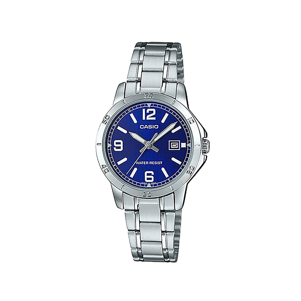 Casio casio-women-3h-watch- Women's Watch Blue Dial Stainless Steel | LTP-V004D-2BUDF