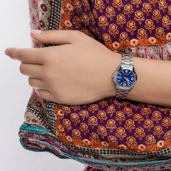 Casio casio-women-3h-watch- Women's Watch Blue Dial Stainless Steel | LTP-V004D-2BUDF