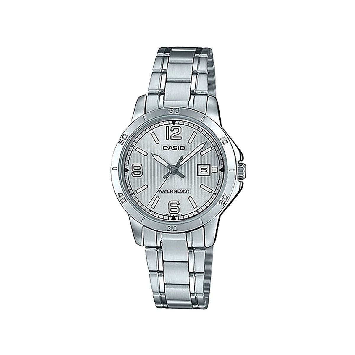 Casio casio-women-3h-watch- Women's Watch Silver Stainless Steel | LTP-V004D-7B2UDF