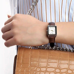 Casio Women 3H Watch Brown Leather | LTP-V007L-9EUDF