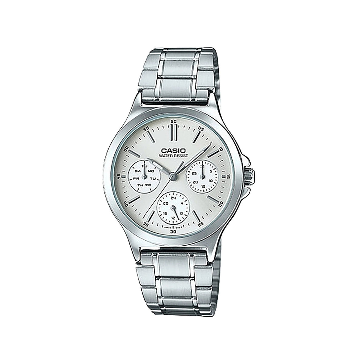 Casio Analog Watch Silver 38mm | LTP-V300D-7AUDF
