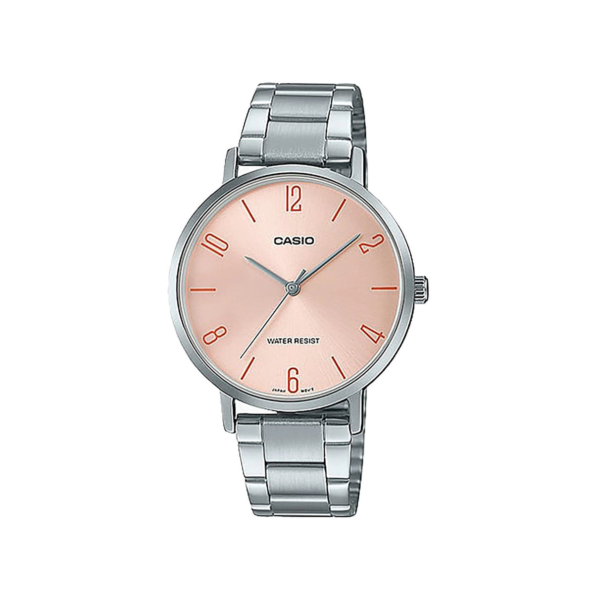 Casio casio-women-3h-watch- Women's Watch Silver Rose Gold | LTP-VT01D-4B2UDF