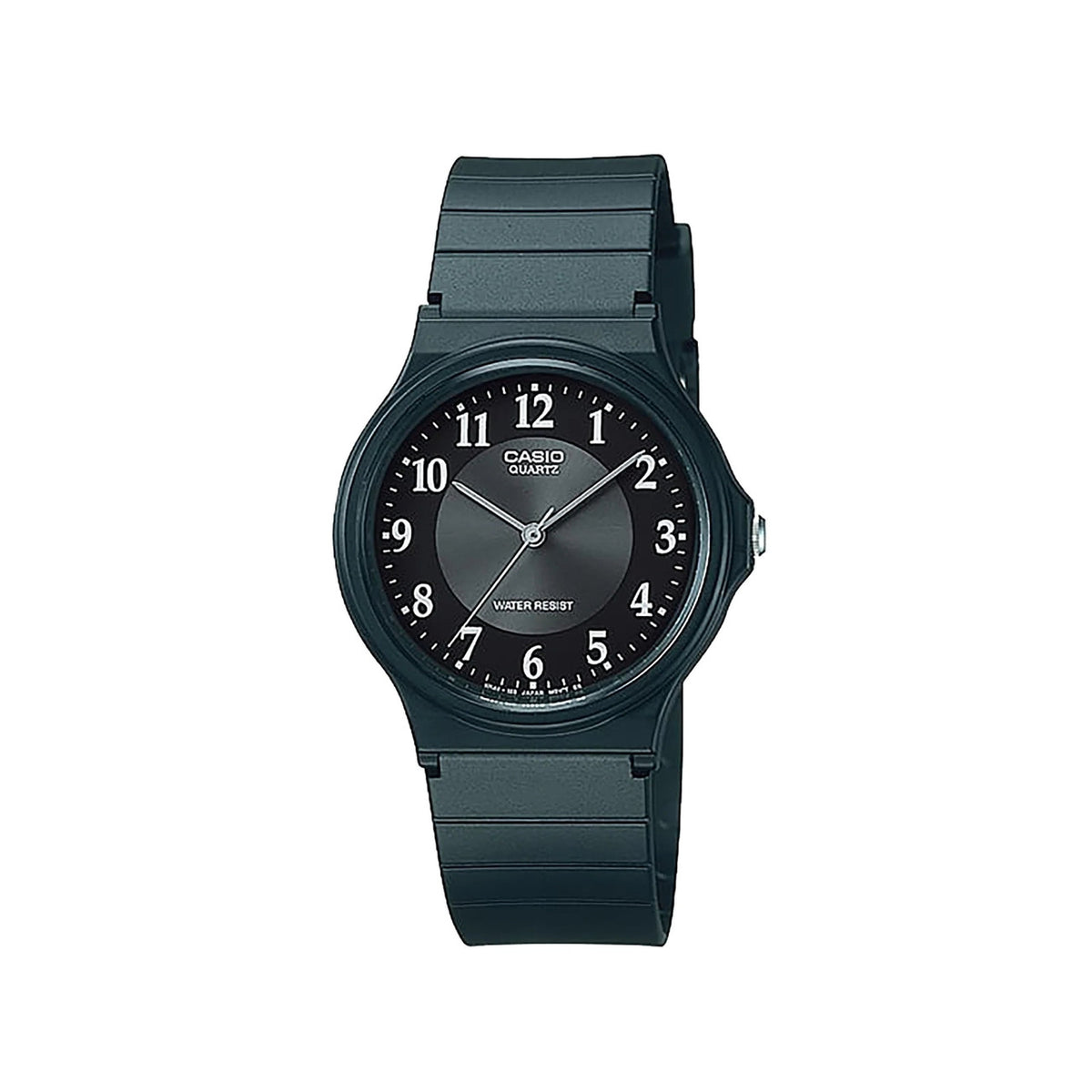 Casio Analog Watch Black Resin Band | MQ-24-1B3LDF