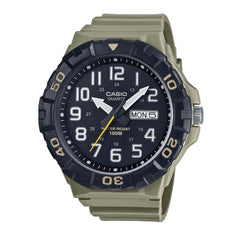 Casio Men's Analog Watch Green Resin | MRW-210H-5AVDF
