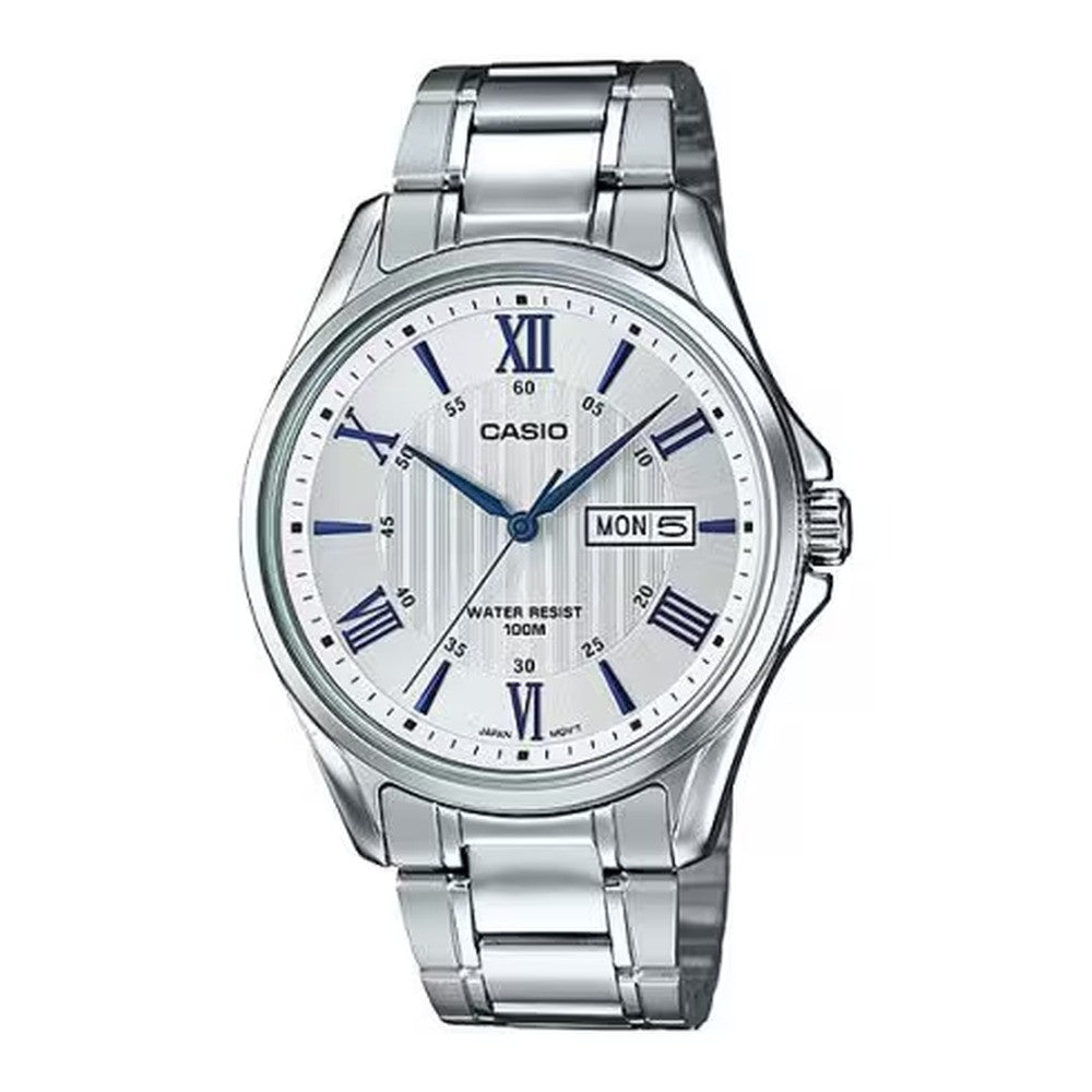 Casio Analog Men's Watch Stainless Steel | MTP-1384D-7A2VDF
