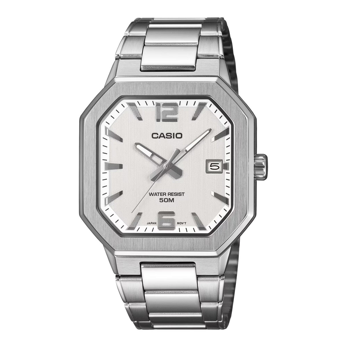 Casio Analog Watch Silver Stainless Steel | MTP-B195D-7AVDF