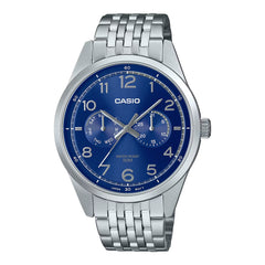 Casio Analog Watch Blue Dial Stainless Steel | MTP-E340D-2AVDF