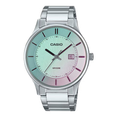 CASIO casio-men-3h-watch- Men Analog Watch Silver | MTP-E605D-7EVDF