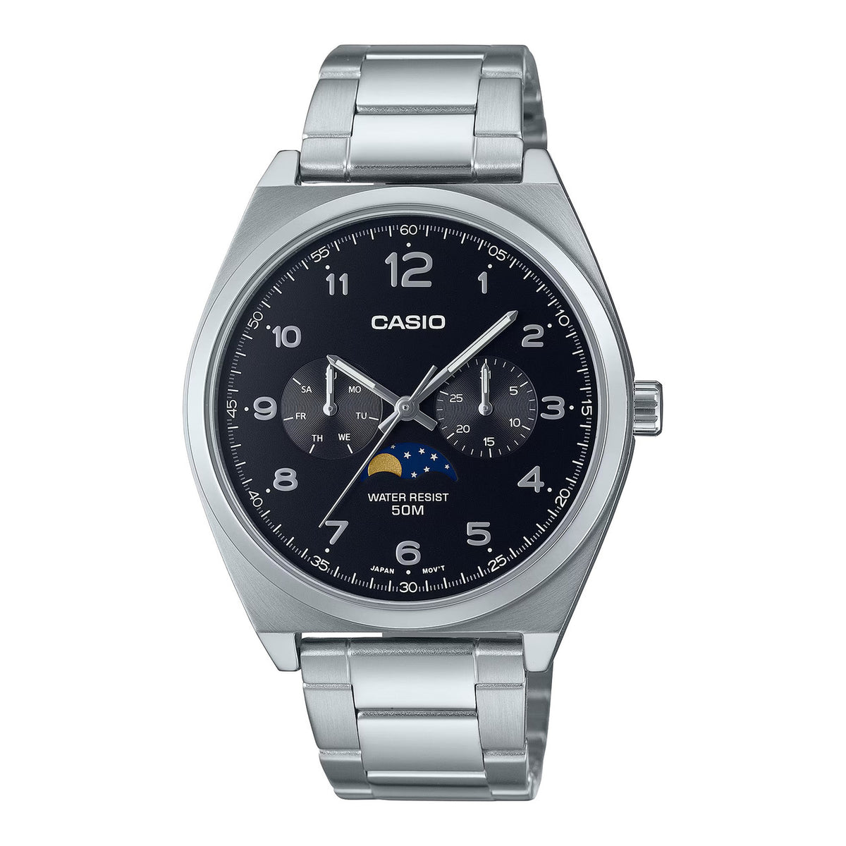 Casio Analog Watch Silver Stainless Steel | MTP-M300D-1AVDF