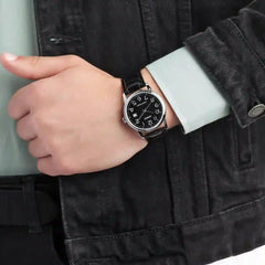 Casio casio-men-3h-watch- Men's Analog Watch Silver Black 37 mm | MTP-V002L-1BUDF