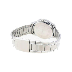 Casio Men 3H Watch Silver Stainless Steel | MTP-V004D-7BUDF