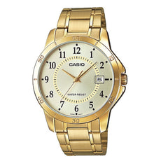 Casio casio-men-3h-watch- Men's Analog Watch Stainless Steel | MTP-V004G-9BUDF