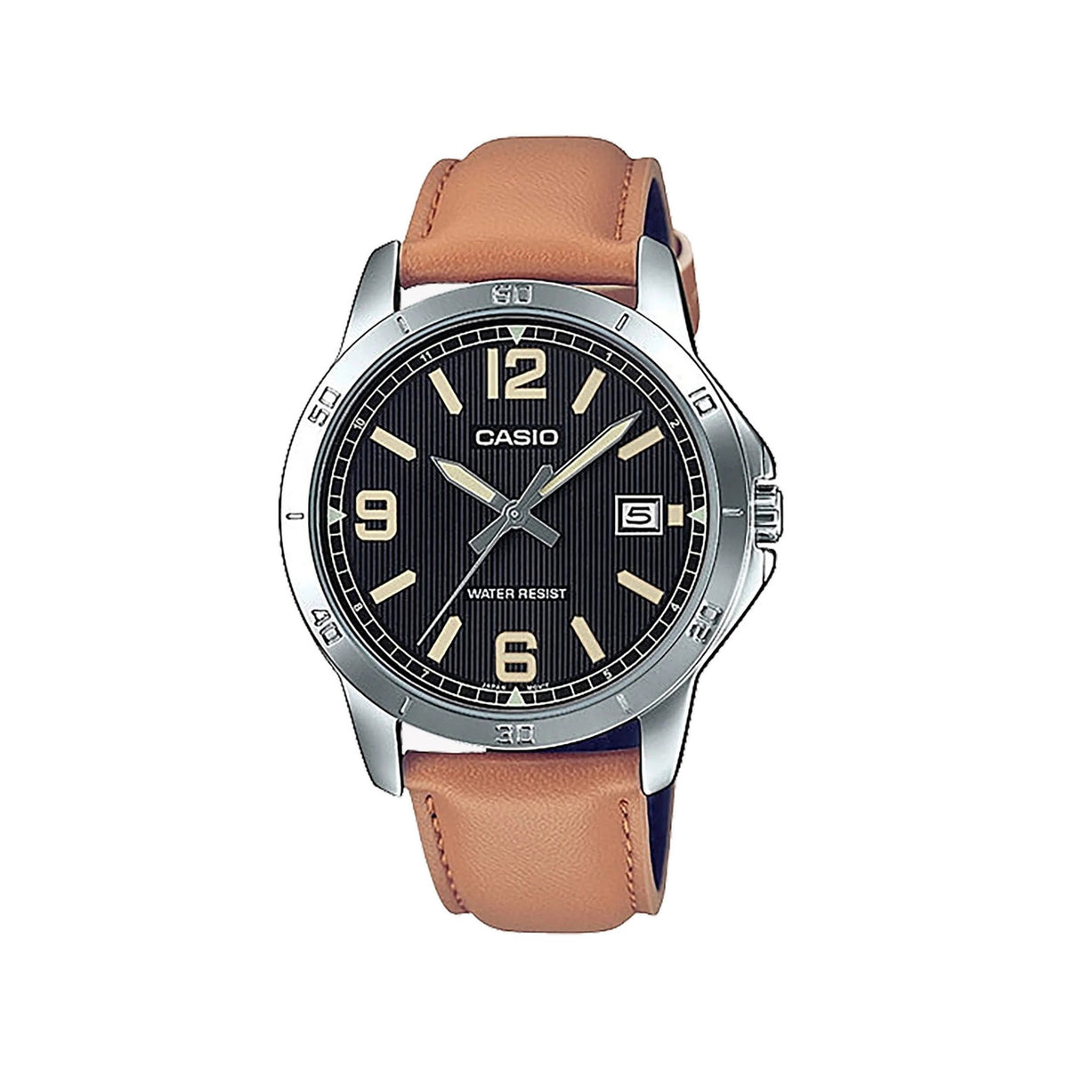 Casio Analog Watch Silver 41mm | MTP-V004L-1B2UDF