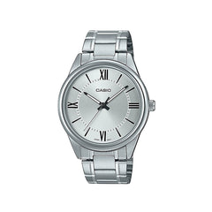 Casio casio-men-3h-watch- Men's Watch Silver Stainless Steel | MTP-V005D-7B5UDF