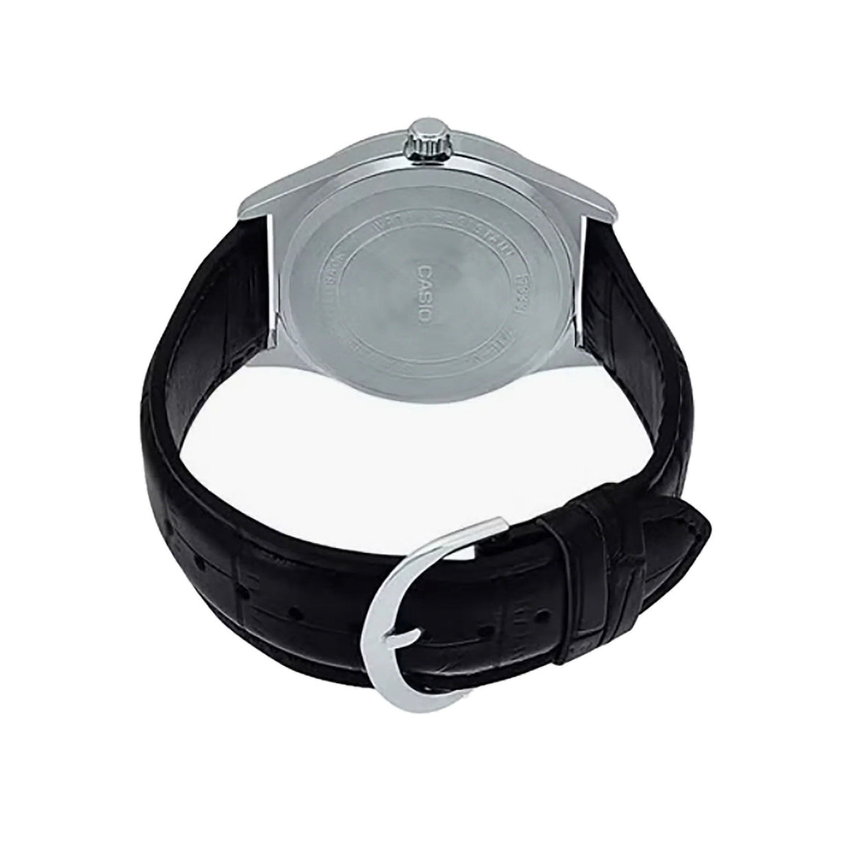 Casio Watch Stainless Steel 38mm Leather Strap | MTP-V006L-7BUDF