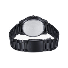 Casio Analog Watch Black Stainless Steel | MTP-VD01B-1BVUDF