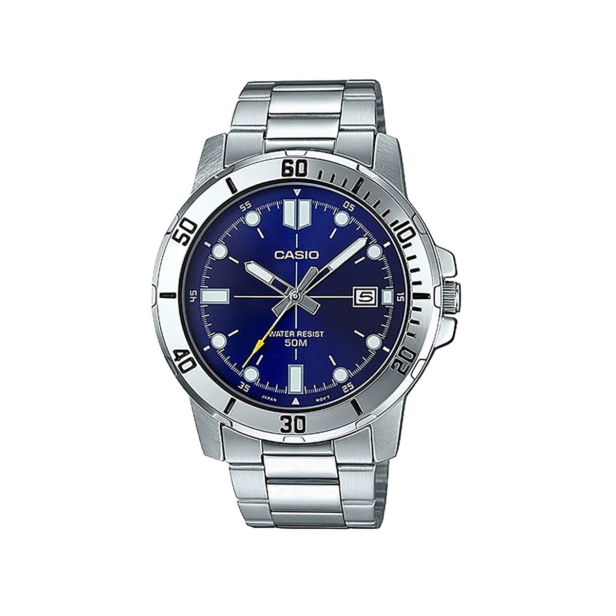 Casio casio-men-3h-watch- men watch Blue Dial 49mm | MTP-VD01D-2EVUDF
