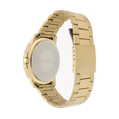 Casio Men 3h Analog Watch Gold Black | MTP-VD01G-1BVUDF