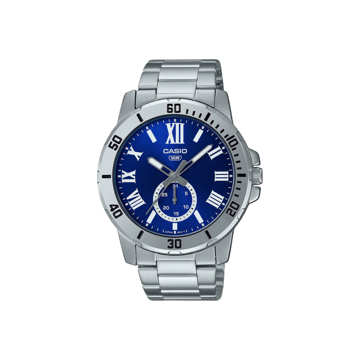Casio Analog Watch Blue Dial Stainless Steel | MTP-VD200D-2BUDF