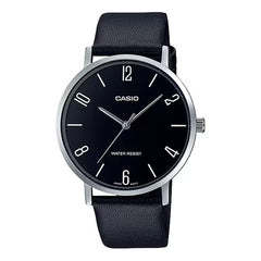 Casio Men 3h Analog Watch Black | MTP-VT01L-1B2UDF