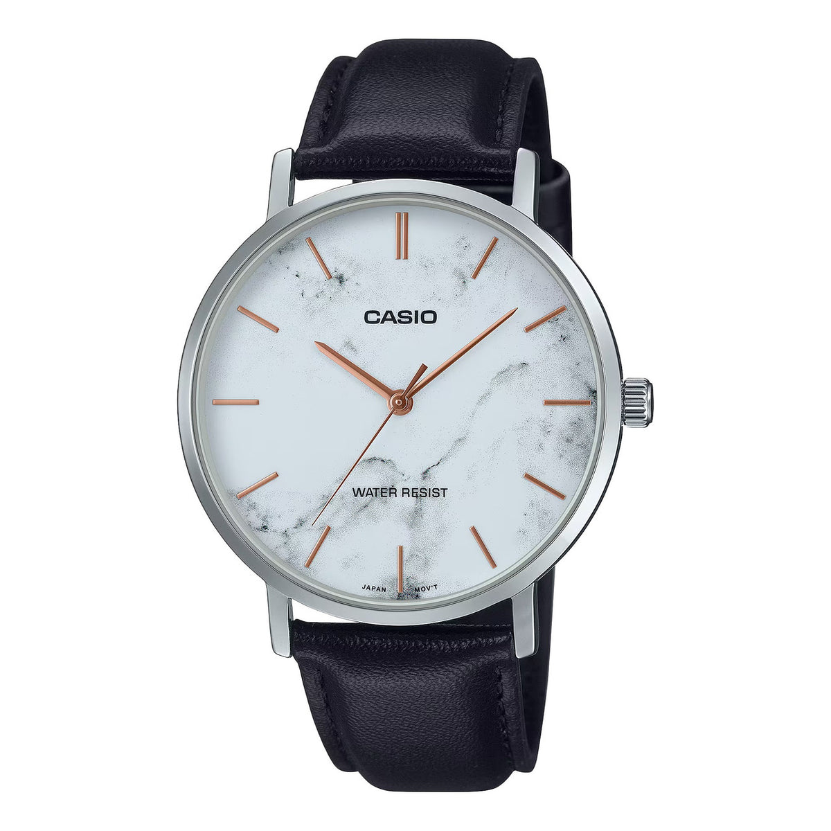 Casio Men 3H Analog Watch Marble Dial | MTP-VT01LM-7AUDF