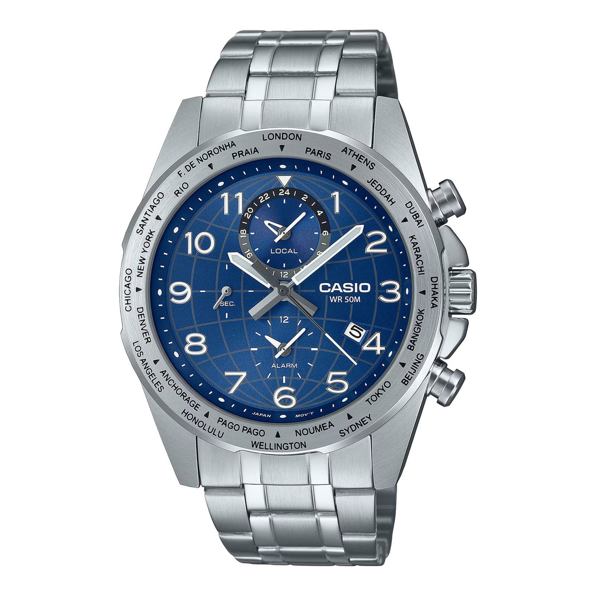 Casio casio-men-3h-watch- Men's Analog Watch Stainless Steel | MTP-W500D-2AVDF
