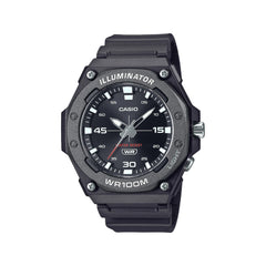 Casio Men's Analog Watch Black Resin 48mm | MW-620H-1AVDF
