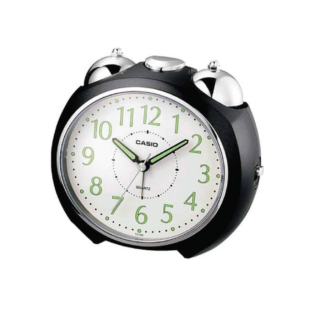Casio Desktop Clock Black Compact | TQ-369-1DF