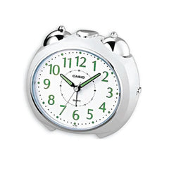 Casio Desktop Clock White Compact Size | TQ-369-7DF