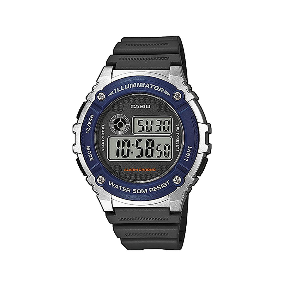 Casio Traditional Watch Silver Gray | W-216H-2AVDF