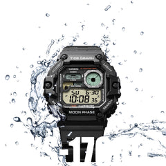 Casio Men's Digital Watch Black Resin 100M | WS-1700H-1AVDF