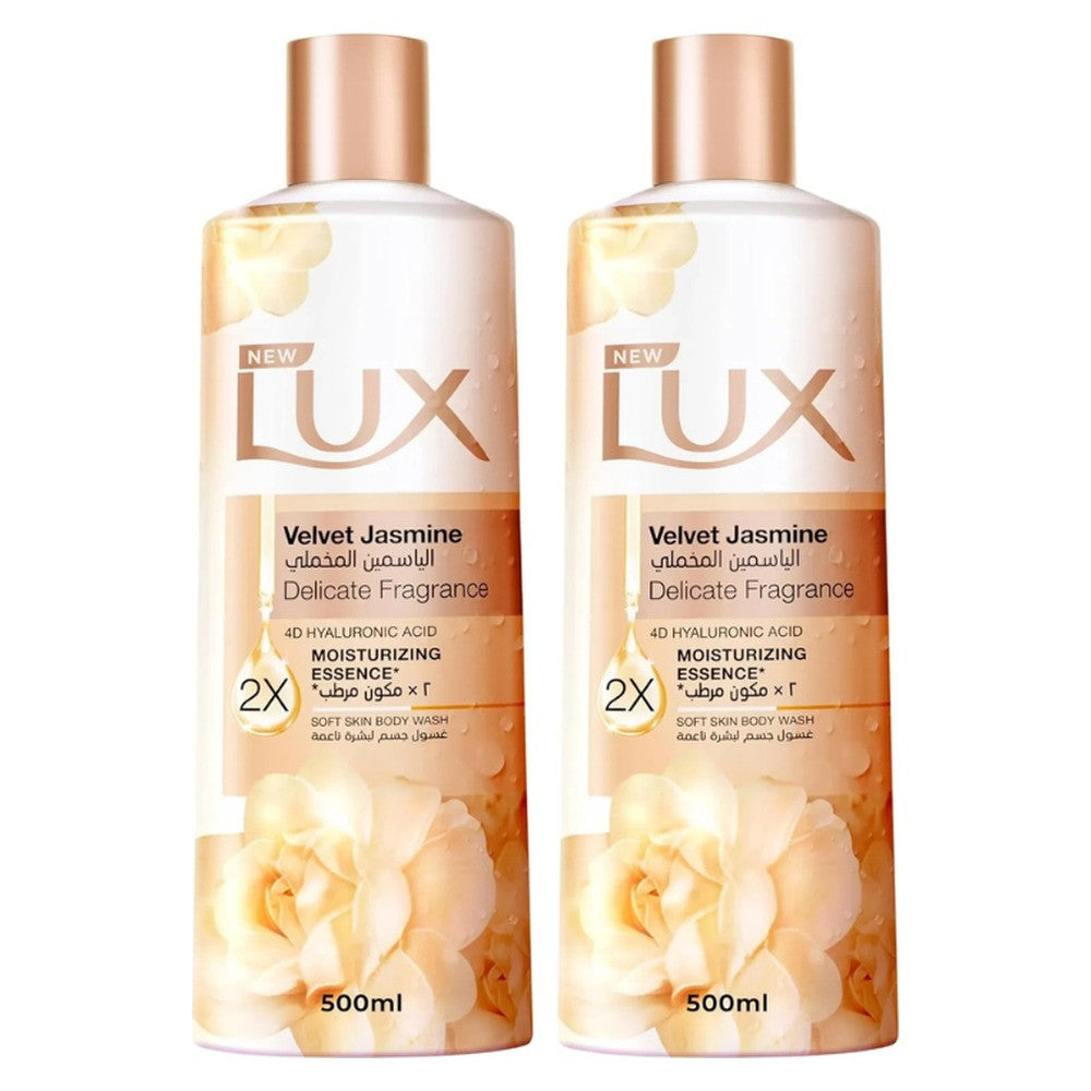 Lux Perfumed Body Wash Velvet Jasmine 500ml 2-Pack | 295105