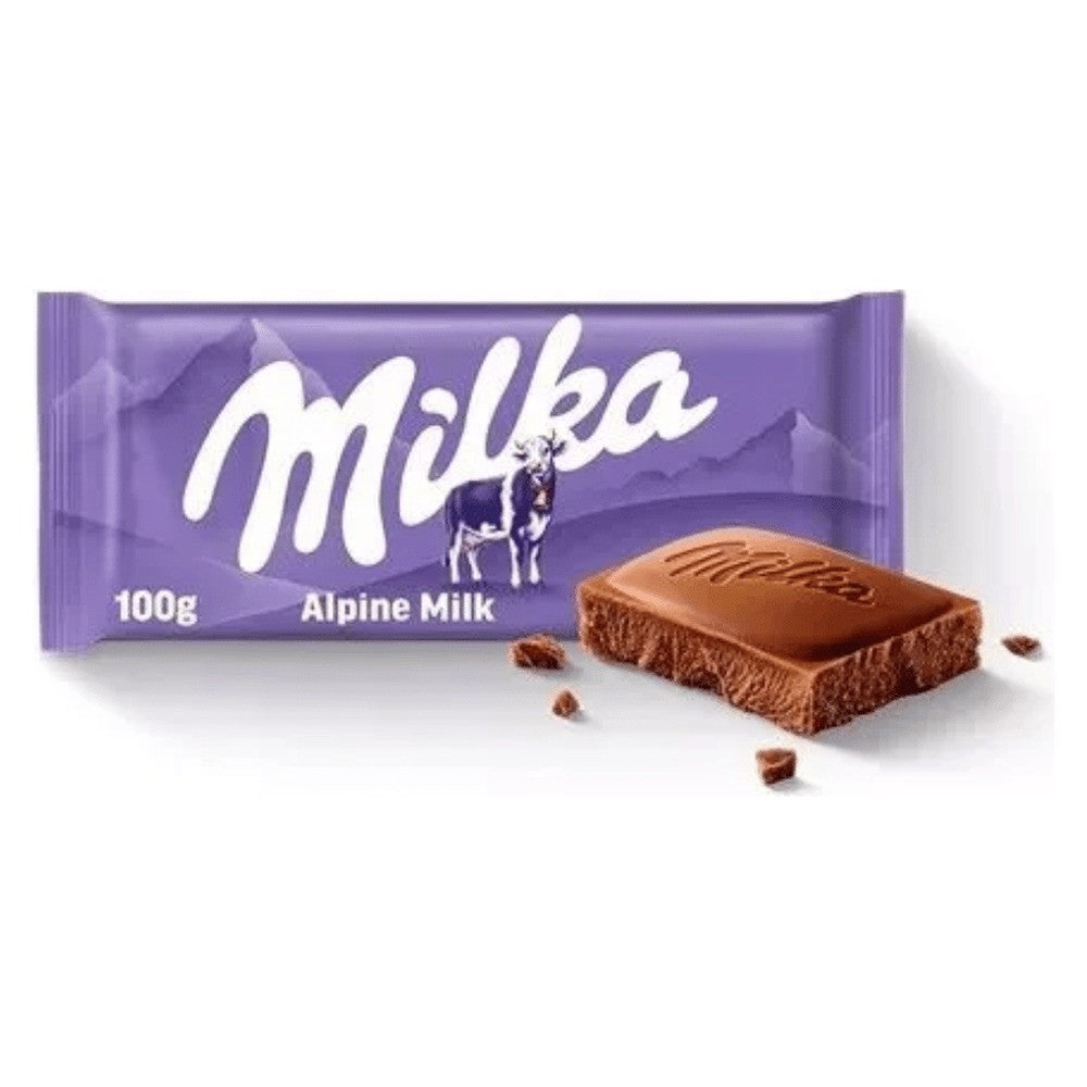 Milka Alpine Milk Chocolate Tablet 98g | 290894