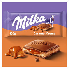 Milka Caramel Milk Chocolate Tablet 95g | 290890