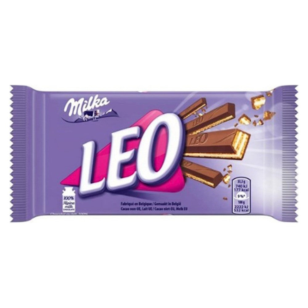 Milka Chocolate 4 Wafer Bar Alpine Milk 33.3g | 186126
