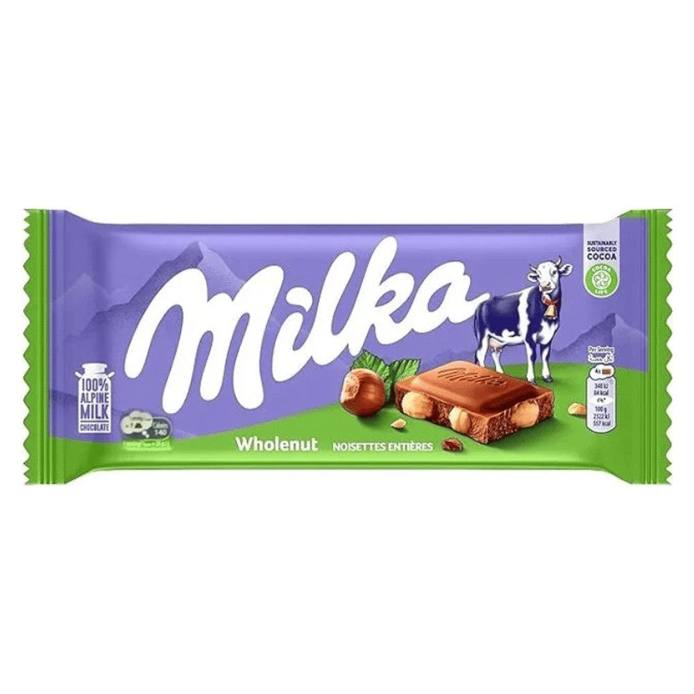 Milka Chocolate Tablet Wholenut 85g | 290891