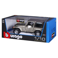 Bburago Jeep Wrangler Sahara 1:18 Die-Cast Model Car
