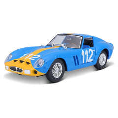 Bburago Ferrari 250 GTO #112 1:24 Die-Cast Model Car - Blue