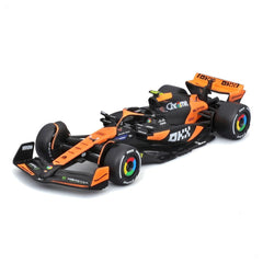 Bburago Mercedes-Benz Actros GigaSpace Racing Hauler with McLaren MCL38 #4 Lando Norris 1:43 Die-Cast Set