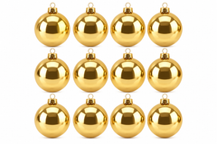 Christmas Ball Ornament Set 12pcs 4cm - Gold | AR2/4012A/G