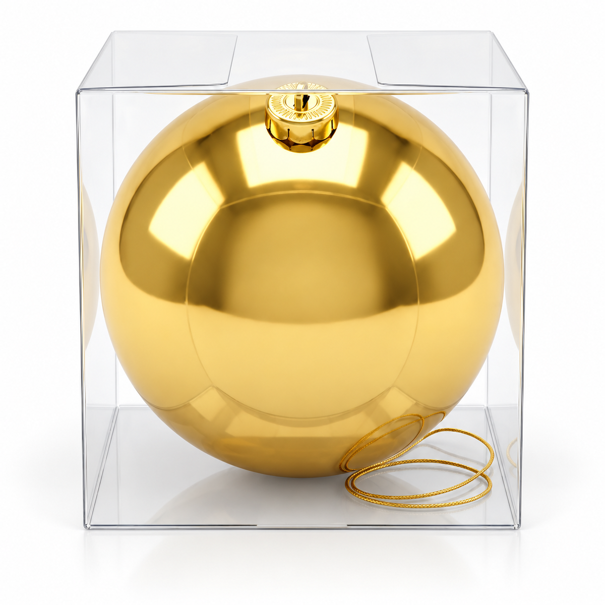 Christmas Tree Ball Ornament - Metallic Gold | AR3/20001AG/G