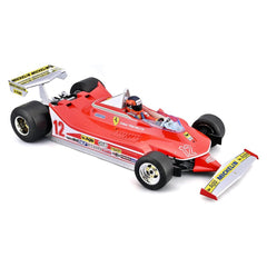 Bburago Ferrari 312 T4 #12 Gilles Villeneuve 1979 1:18 Die-Cast Model Car - South African Grand Prix Winner
