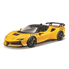 Bburago Ferrari SF90 XX Stradale 1:24 Die-Cast Model Car - Yellow