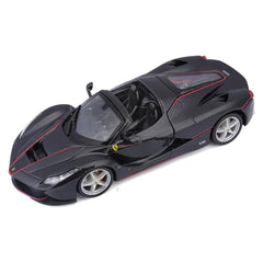 Bburago Ferrari LaFerrari Aperta 1:24 Die-Cast Model Car - Black