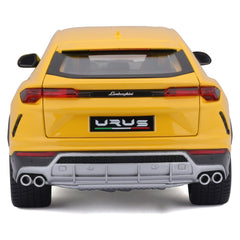 Bburago Lamborghini Urus 1:18 Die-Cast Model Car - Yellow